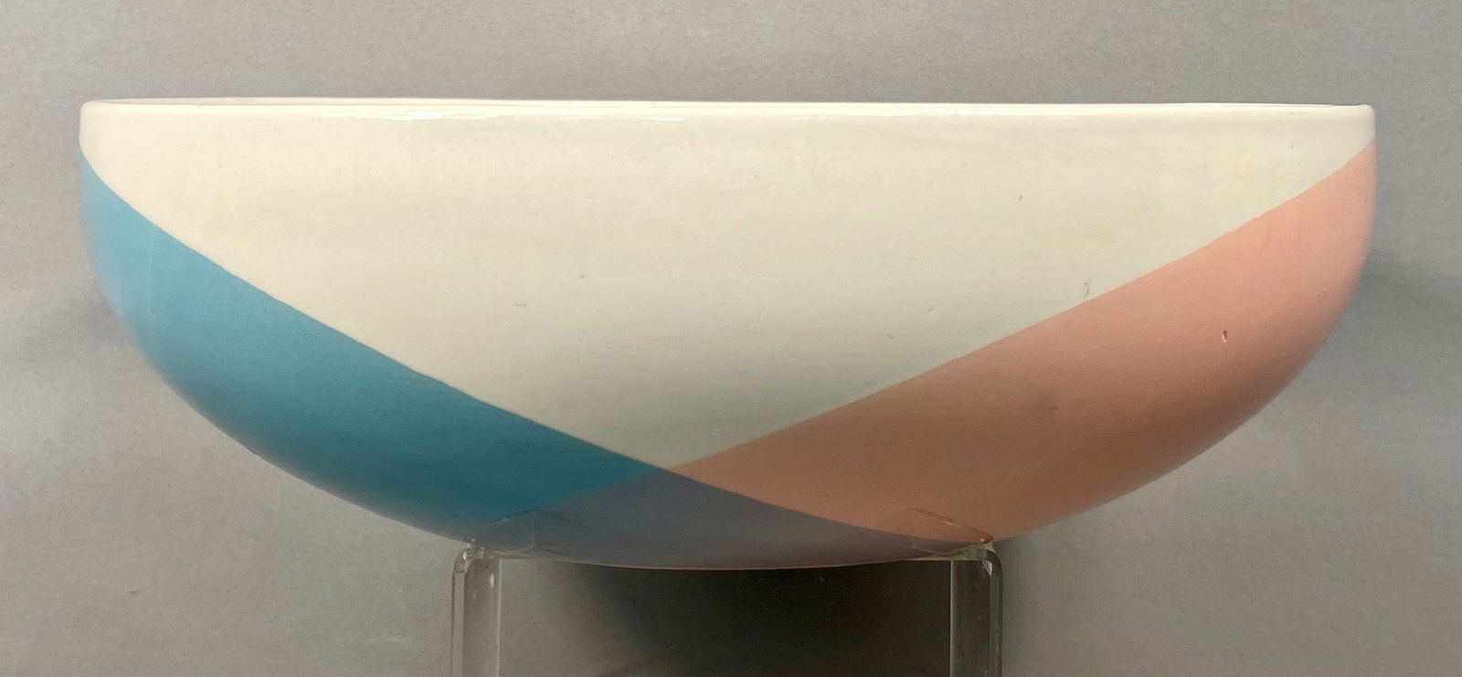 Mid-Century Modern Hall China 'Tri-Tone' Serving Bowl, Designed by Eva Zeisel (1 of 6)