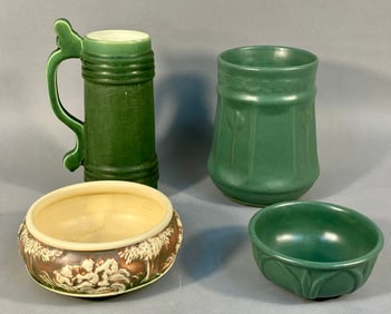 A Group of Hampshire Pottery and American Art Pottery Vessels