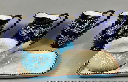 A Collection of Temp-tations by Tara 'Floral Lace' Ceramic Tableware, comprising Three Mini