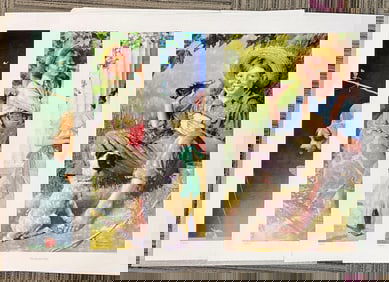 A Set of Four Norman Rockwell Limited Edition Coca-Cola Prints