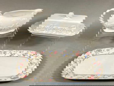 A Group of Three Designer Ceramic Tableware Pieces, comprising Givenchy Paris Yamaka and Christian