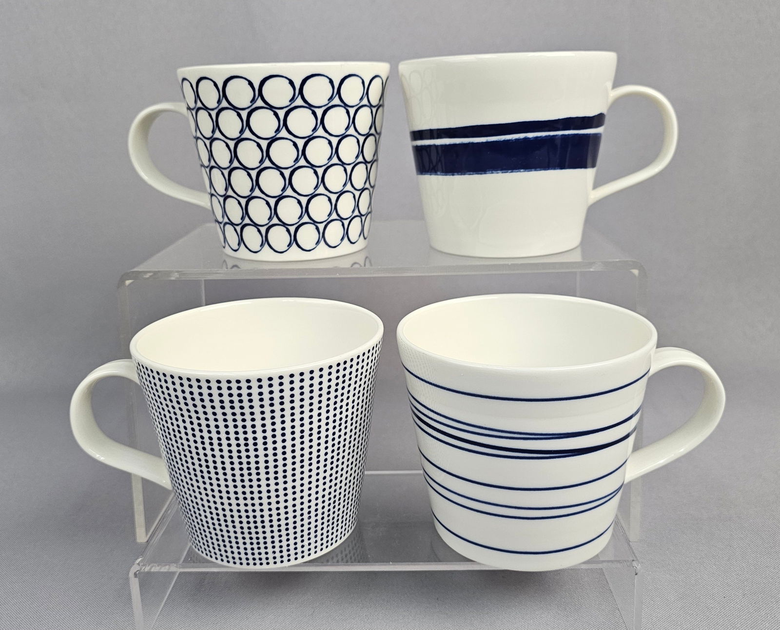A Set of Four Royal Doulton Pacific Mixed Pattern Mugs (1 of 10)