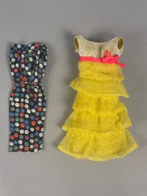 A Pair of Vintage Barbie Dresses, including 'Fabulous Formal' (#1595)