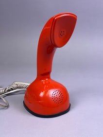 North Electric Company Ericofon 'Cobra' Rotary Dial Telephone, Red