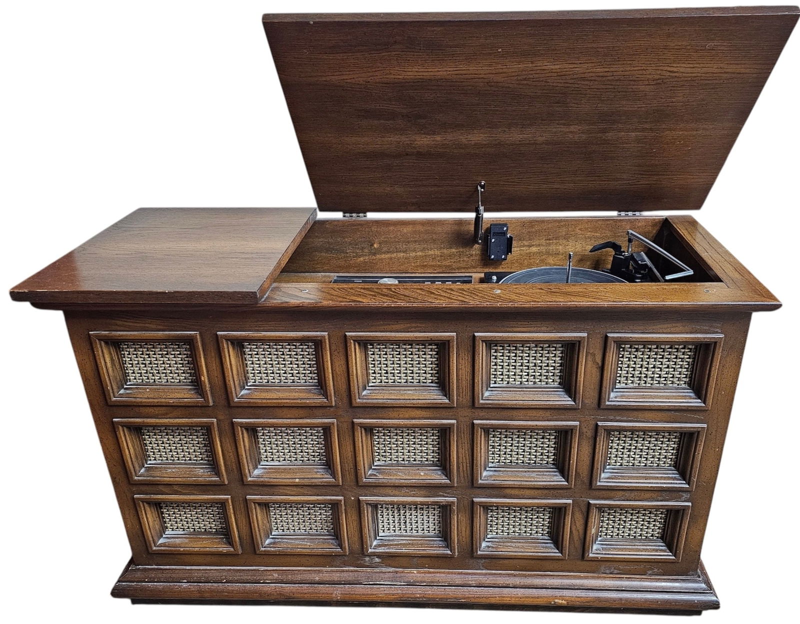 Teledyne Packard Bell Console Stereo System with Garrard 2025TC Turntable, Late 1960s/Early 1970s (1 of 14)