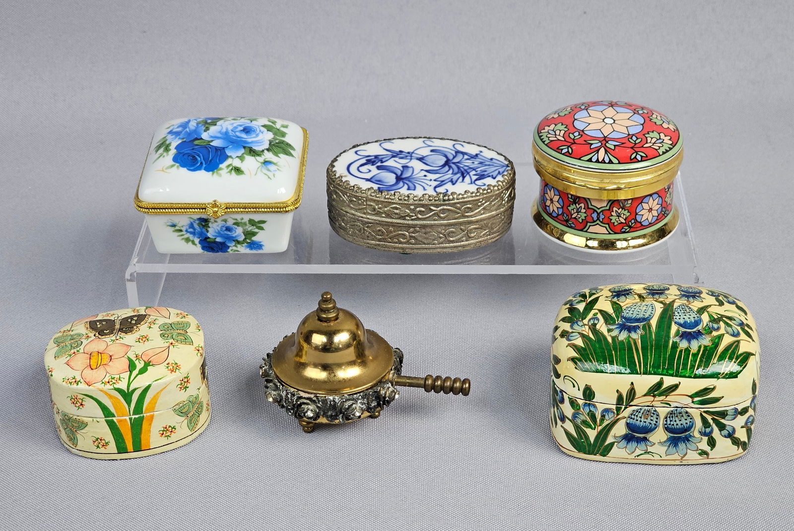 A Group of Decorative Trinket Boxes and Containers (1 of 17)