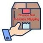 KELLIE'S OFFERS IN-HOUSE SHIPPING