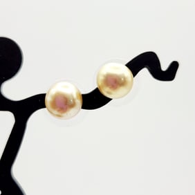 14K Pearl Earrings 1.7 Grams