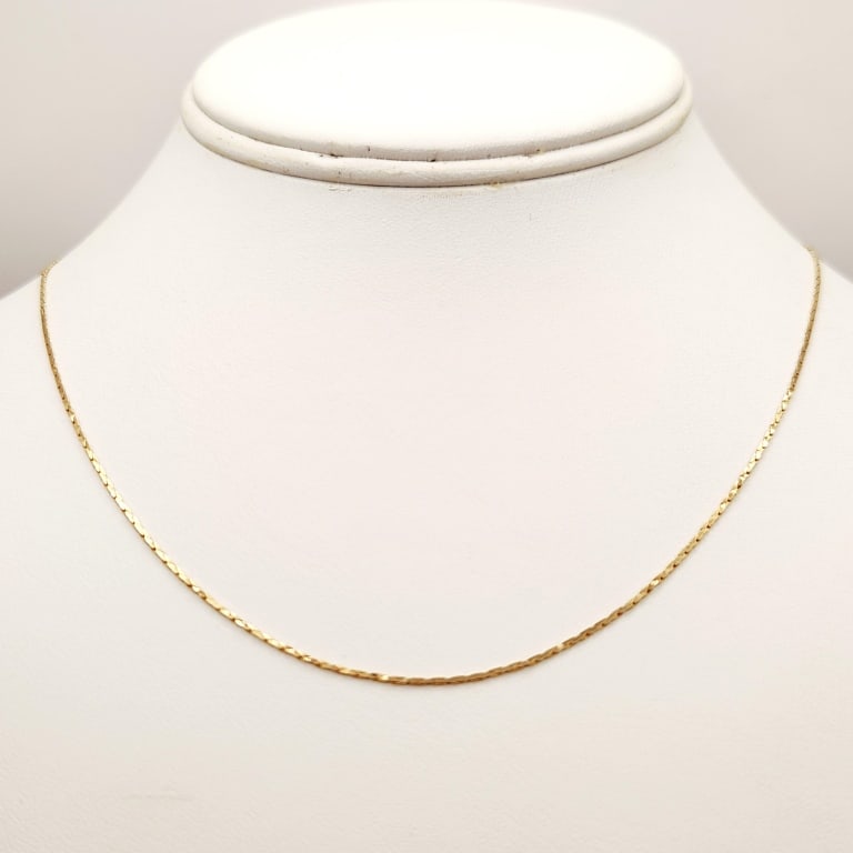 14K Yellow Gold Chain 1.9 Grams: Necklace is 19"