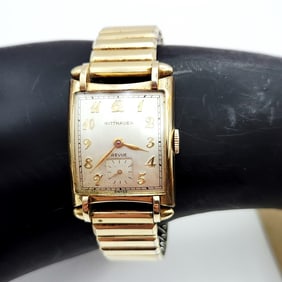10K Gold Filled  Wittnauer Wind Watch 43 Grams