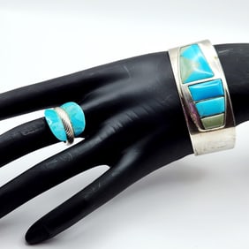 Jay King DRT Sterling & Turquoise 40.6 Grams