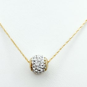 14K Chain 0.9 Grams & 10K Pendant 1.0 Grams