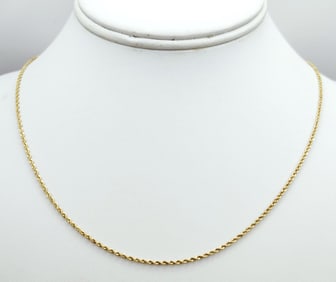 14K Gold Chain Necklace 4.5 Grams