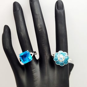 925 Sterling Rings 12.2 Grams