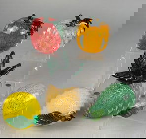 A Collection of Five Lenox Autumn Brilliance Art G