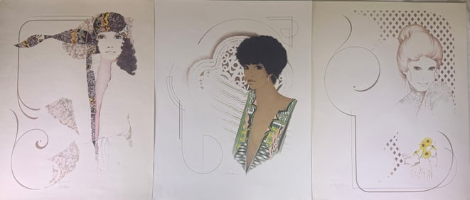 Three Prints by William Tara, circa 1970s