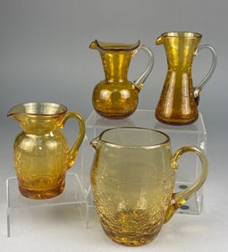 A Group of Anchor Hocking Lido Milano Honey Gold A