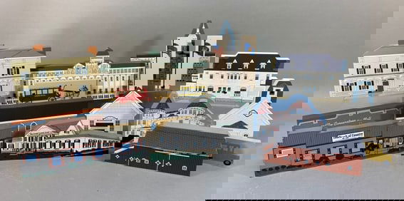 A Collection of The Cat's Meow Village Collectible