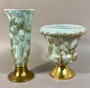 A Pair of Vintage Handpainted Old Dutch Delftware