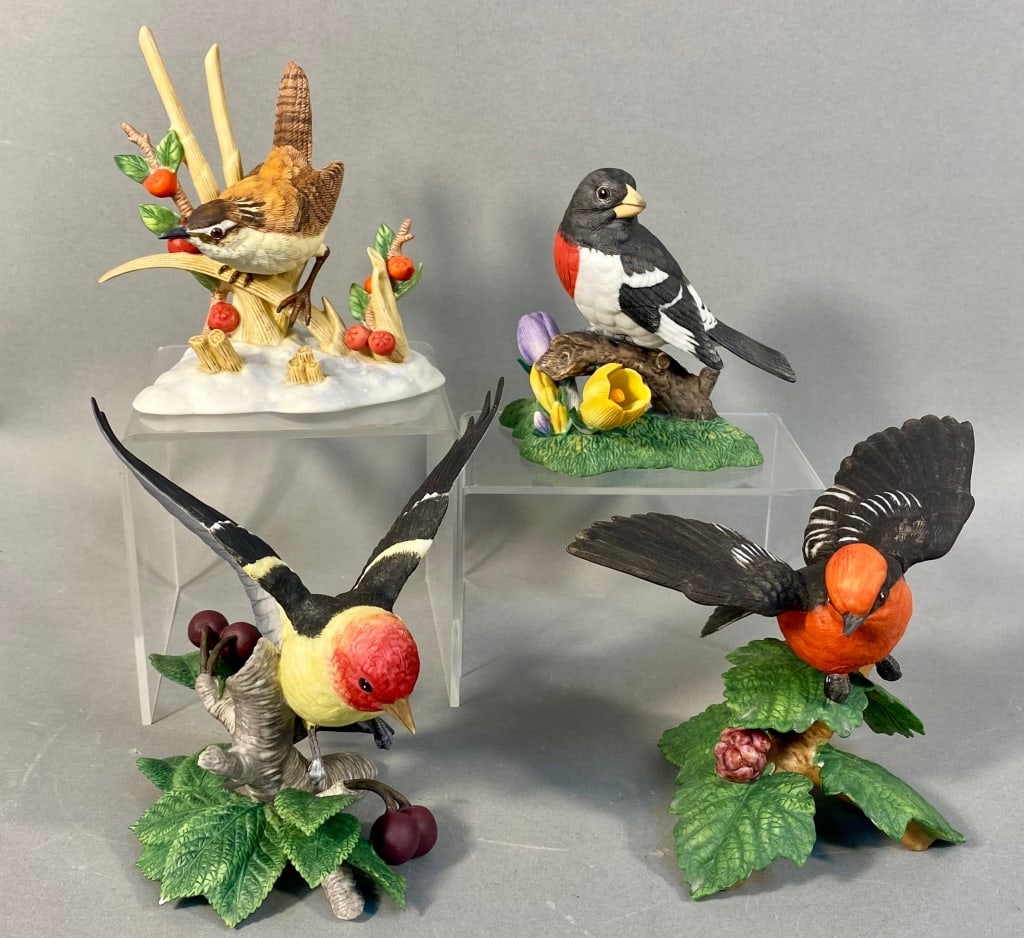 Four Lenox Fine Porcelain Bird Figurines (1 of 6)