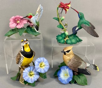 A Group of Lenox 'Garden Birds' Fine Porcelain Fig