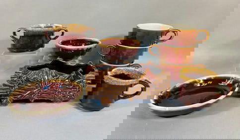 A Collection of American Art Pottery, including a