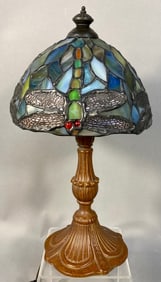 Quoizel Tiffany-Style Dragonfly Lamp