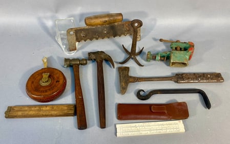 A Collection of Vintage Tools and Measuring Instru