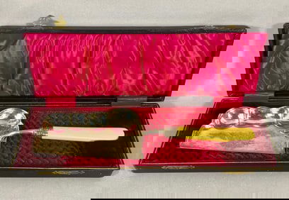 Victorian or Edwardian Ornate Silver Plate Crumb S