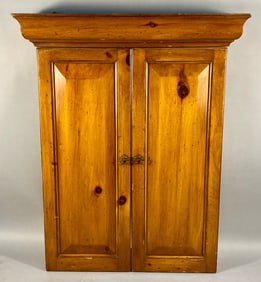 Alfred Assid Tri-Fold Pine Mirror, 19th Century St