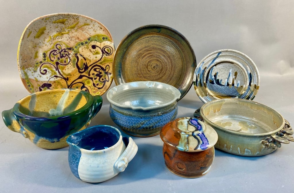 A Group of Eight Late 20th-Century Glazed Ceramic (1 of 9)
