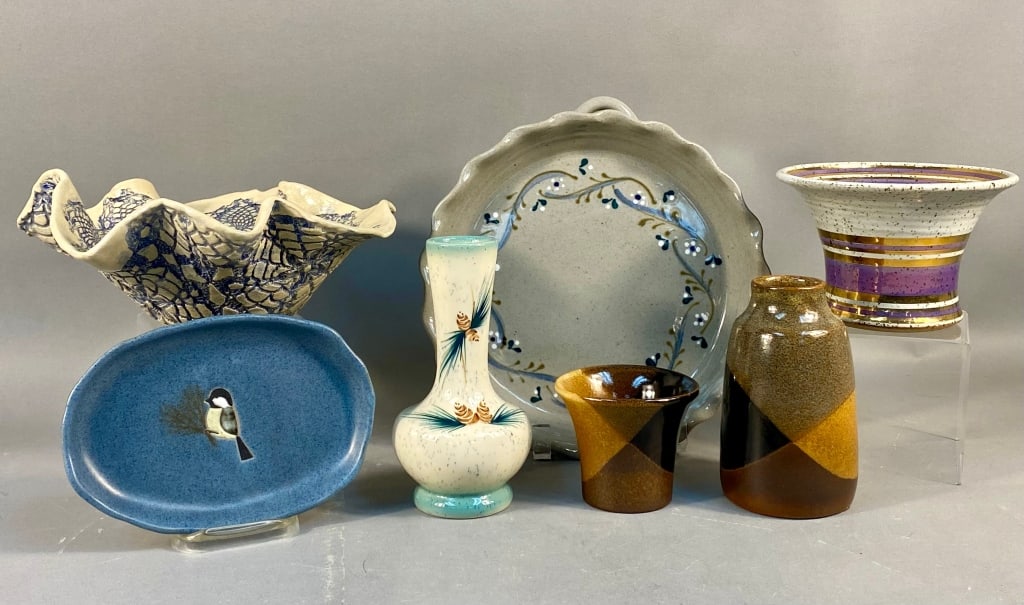 A Collection of Modern Handcrafted Glazed Pottery (1 of 11)