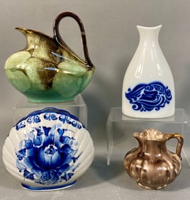 A Group of Four Decorative Ceramic Items