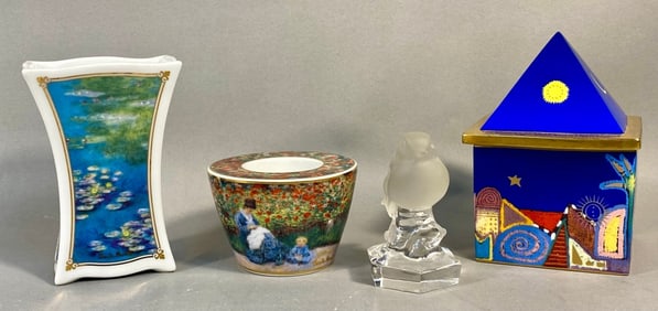 A Collection of Five Goebel Decorative Objects, in