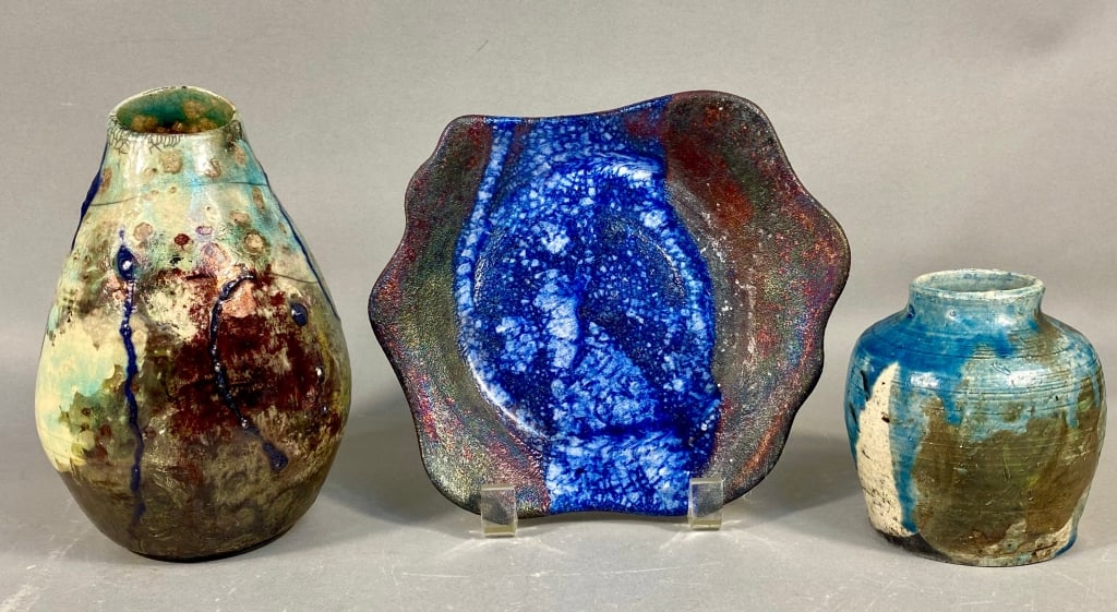 Three Studio Pottery Ceramic Vessels (1 of 7)