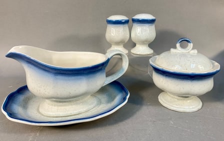 A Five-Piece Mikasa Country Club CA 500 Ceramic Di