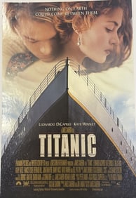 Original Titanic 1997 Theatrical One Sheet Movie Poster