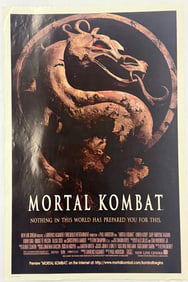 Original 1995 Theatrical Movie Poster for Mortal Kombat