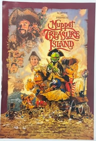 Original 1996 Muppet Treasure Island Movie Poster