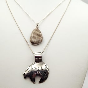 925 Sterling Silver Necklaces 17 Grams