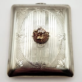 Antique Havone Loyal Order Of Moose Nickel Silver