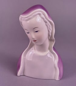 Goldscheider Everlast Ceramic Madonna Head Bust