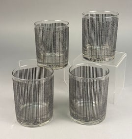 A Set of Georges Briard 'Icicle' Highball Glasses