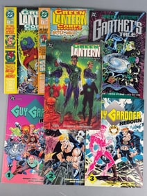 A Collection of DC Comics Green Lantern and Guy Gardner Comic Books and Graphic Novels, circa