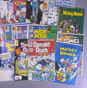 Walt Disney Comic Books featuring Donald Duck Mickey Mouse