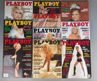 Playboy Magazine Lot 1997 1998