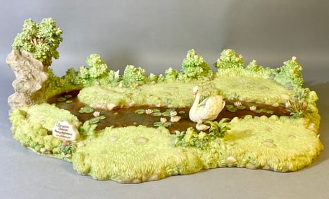 Seraphim Classics Heavenly Reflections Pond Base by Roman Inc 1998