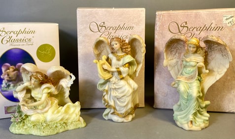 A Collection of Three Roman Seraphim Classics Figurines