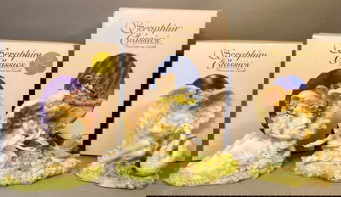 A Trio of Roman Inc Seraphim Classics Angel Figurines