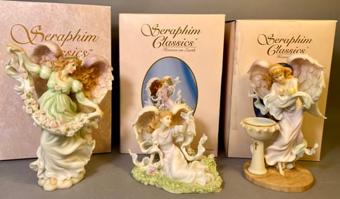 A Trio of Seraphim Classics Heaven on Earth Angel Figurines